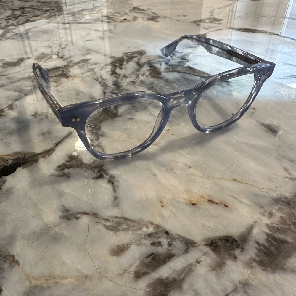 KREWE Translucent Light Blue Round Optical Glasses